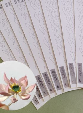 你与繁花-原创将军缠花打印 激光切片荷花菊花图纸