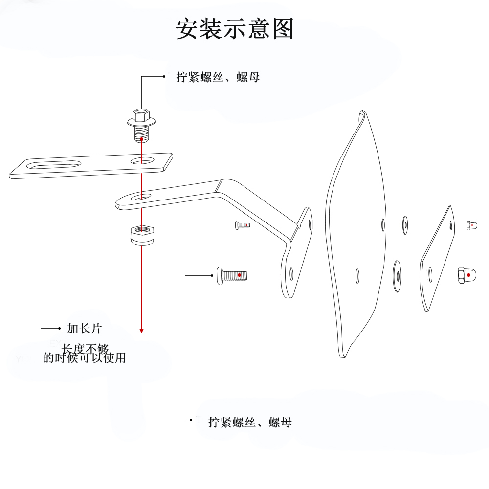 摩托车挡风电动车踏板护手罩板改装车把挡风机车防风手把防摔通用 - 图2