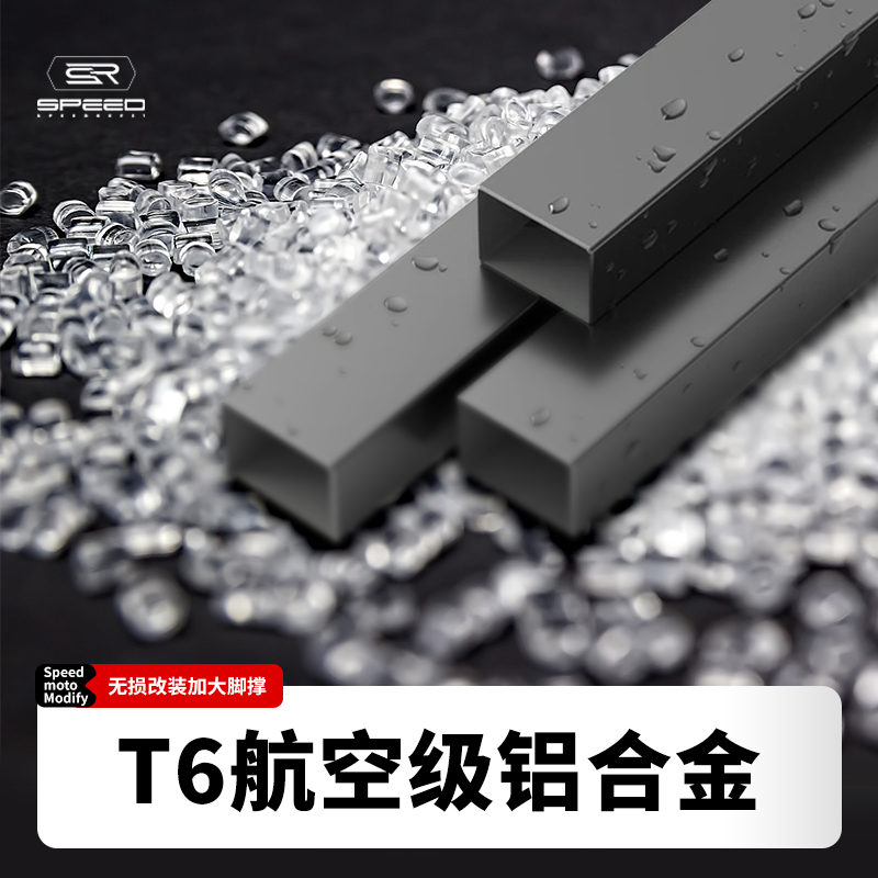 适用宝马F800GS F900GS ADV改装边撑加大底座侧脚支架加宽防滑垫 - 图2