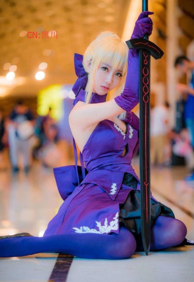 TCOS Fate阿尔托莉雅吾王黑saber cosplay服装女-图2