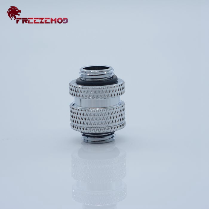 FREEZEMOD显卡SLI水冷延长伸缩接头SSJT-16双G1/4外螺纹(16-22MM)-图0