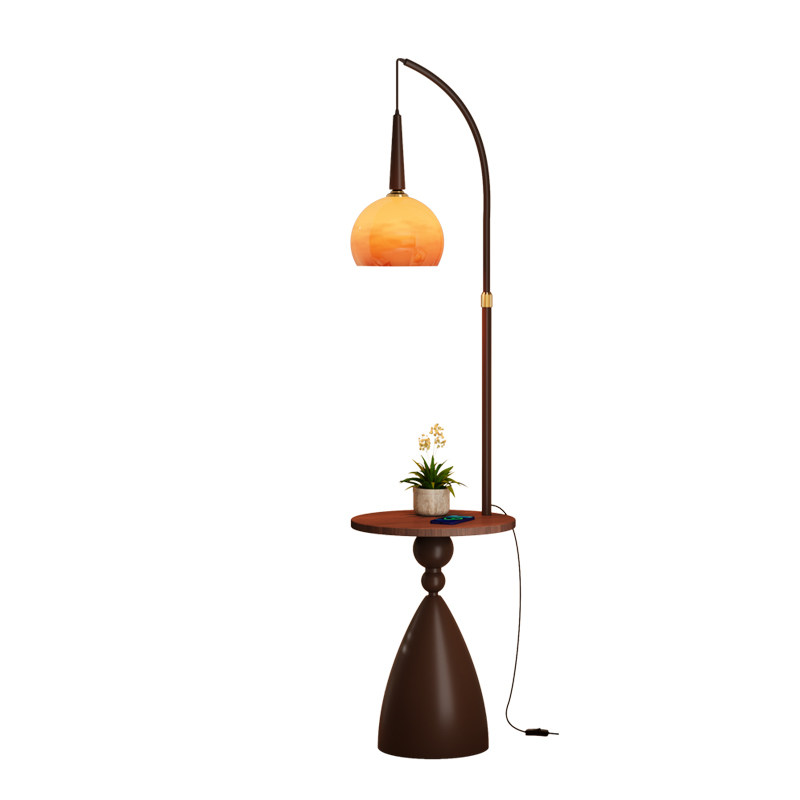 法式中古风落地灯客厅沙发旁边高级氛围现代卧室床头台灯置物一体,淘宝优惠券,粉丝福利购,淘宝优惠卷