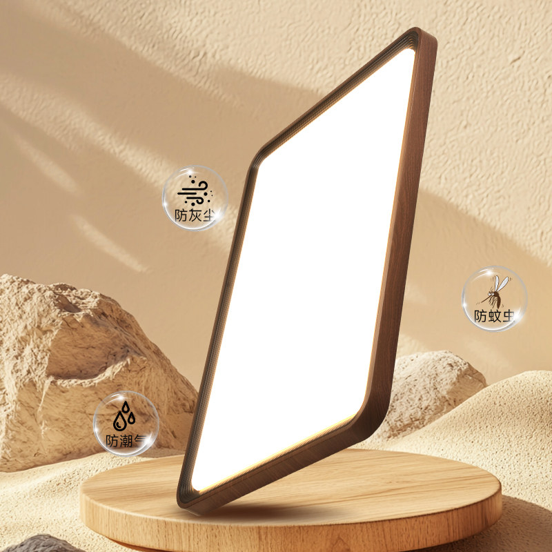 新款法式中古风客厅卧室吸顶灯复古led圆形方形房间主灯具超薄亮,淘宝优惠券,粉丝福利购,淘宝优惠卷