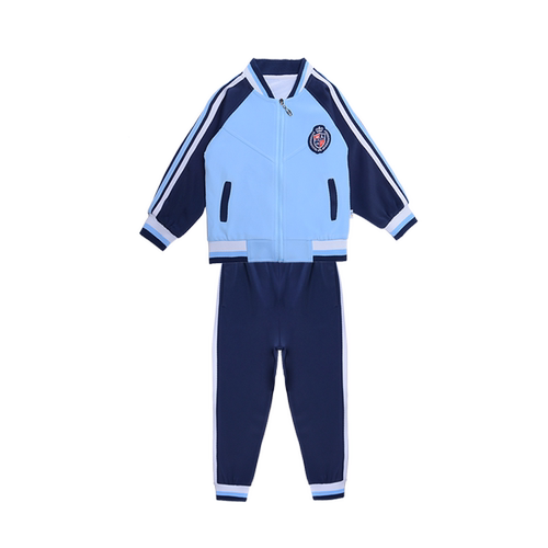 初高中小学生校服春秋运动长袖套装班服幼儿园园服男女童短袖T恤 - 图3