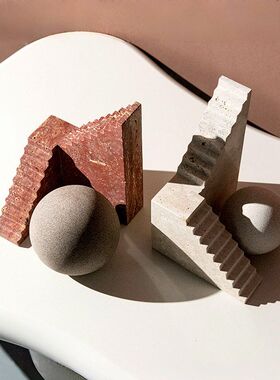 转角大理石摆件客厅样板间卧室