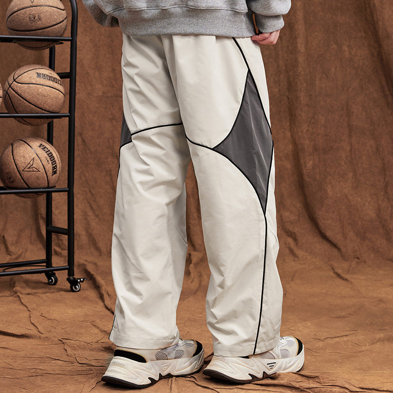 维动星辉运动裤男秋季新款梭织工装裤宽松直筒阔腿裤休闲伞兵裤子,淘宝优惠券,粉丝福利购,淘宝优惠卷