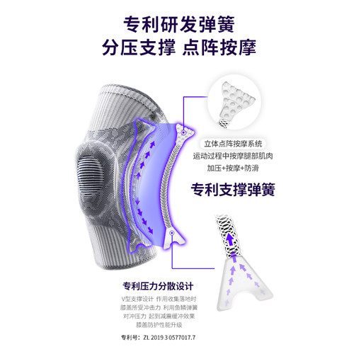 维动专业运动护膝篮球装备男女半月板关节跑步膝盖护具套健身足球 - 图0