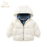 Пуховик для мальчиков, детский комплект, мужская детская куртка, коллекция 2021, в западном стиле, увеличенная толщина