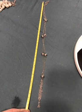 孤品银色旋转球球简约日常长款项链