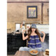 MLS Layered Trio Sweet Girl 2026 Summer New Women's Small Flying Sleeves Cake Yarn Splicing Lace Blouse