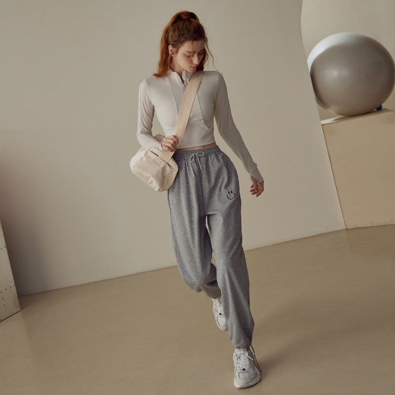 瑜伽服女秋冬款紧身长袖套装跑步健身外套训练骑行飞盘服运动上衣,淘宝优惠券,粉丝福利购,淘宝优惠卷