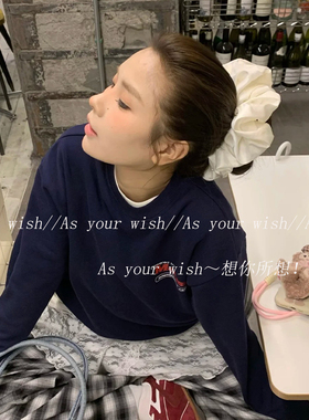 超大号纯白初恋感少女心大肠发圈
