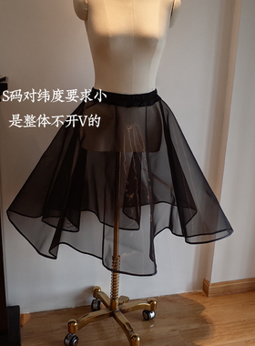自制裙撑腰头全棉大弹力宽松紧带60cm黑色