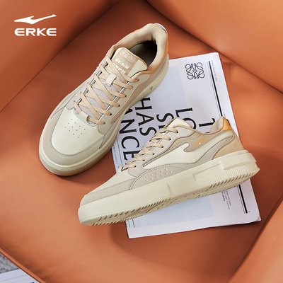 鸿星尔克板鞋男鞋厚底小白鞋