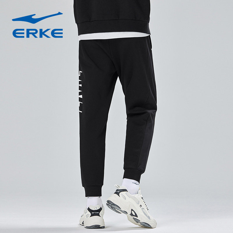 鸿星尔克男2023春季新款跑步男裤子 鸿星尔克运动长裤