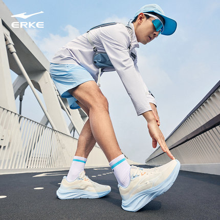 行云鸿星尔克跑鞋男夏季透气新款运动鞋轻便软底跑步鞋减震男鞋