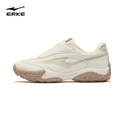 鸿星尔克蜂刺运动鞋春季新款女鞋休闲鞋软底老爹鞋一脚蹬德训鞋子