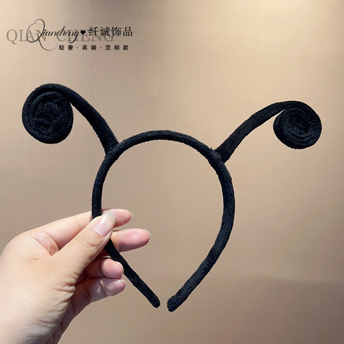 卡通蚂蚁触角发箍成人儿童节日表演装扮发卡超萌搞怪昆虫蜜蜂发饰 - 图2