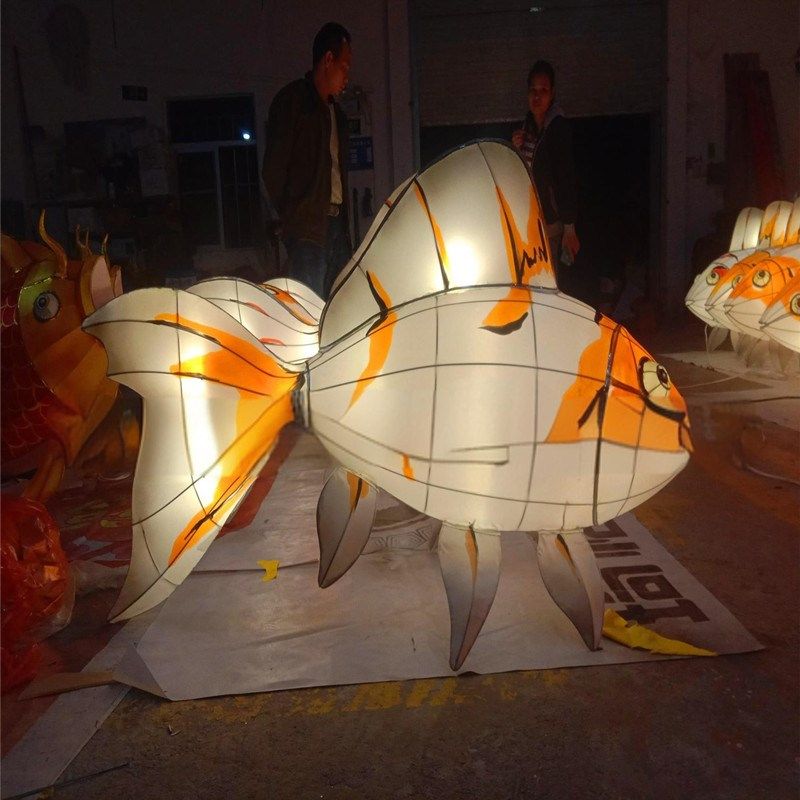 新年红色鱼灯h金鱼彩灯鲤鱼餐厅吊灯节日装饰端午节美陈蛇年春节,淘宝优惠券,粉丝福利购,淘宝优惠卷