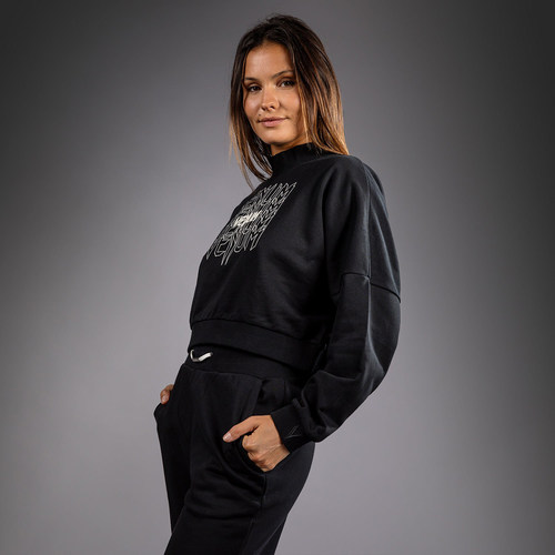 VENUM毒液 Pulse女短款卫衣运动健身训练跑步休闲百搭宽松上衣 - 图0