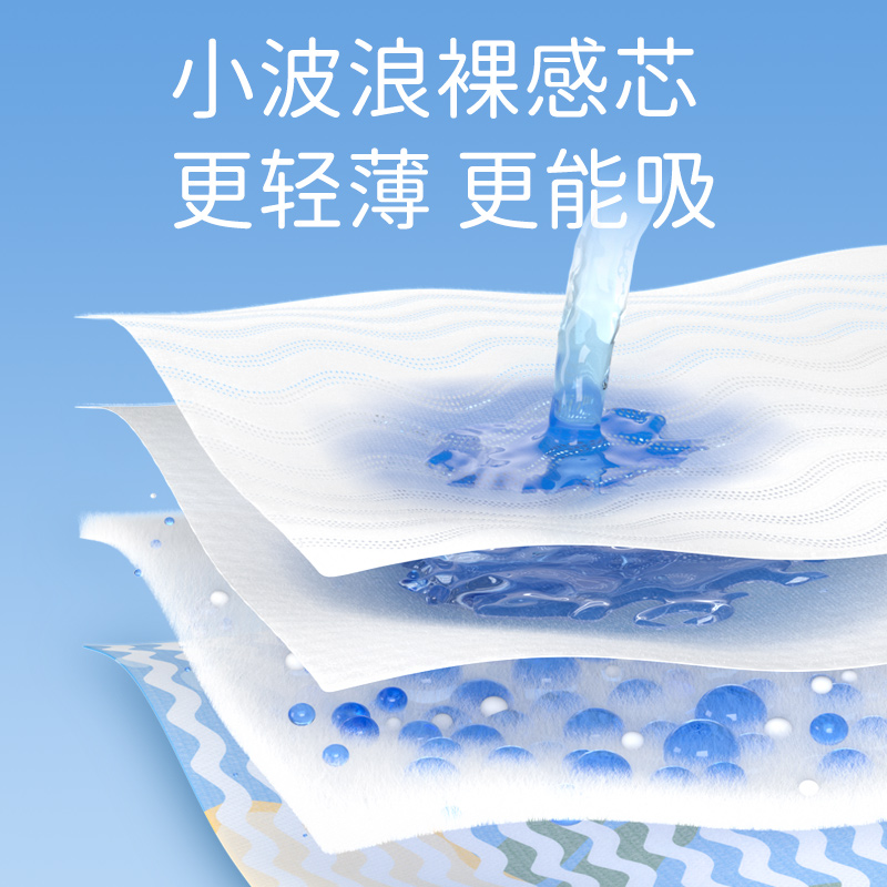巴布豆官方旗舰店超柔拉拉裤婴儿超薄透气尿不湿夏季薄学步裤