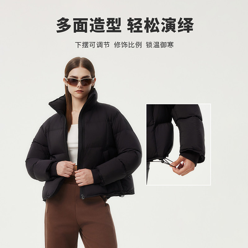 坦博尔短款羽绒服女时尚立领泡芙