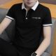 Short sleeve men's summer lapel T-shirt half sleeve