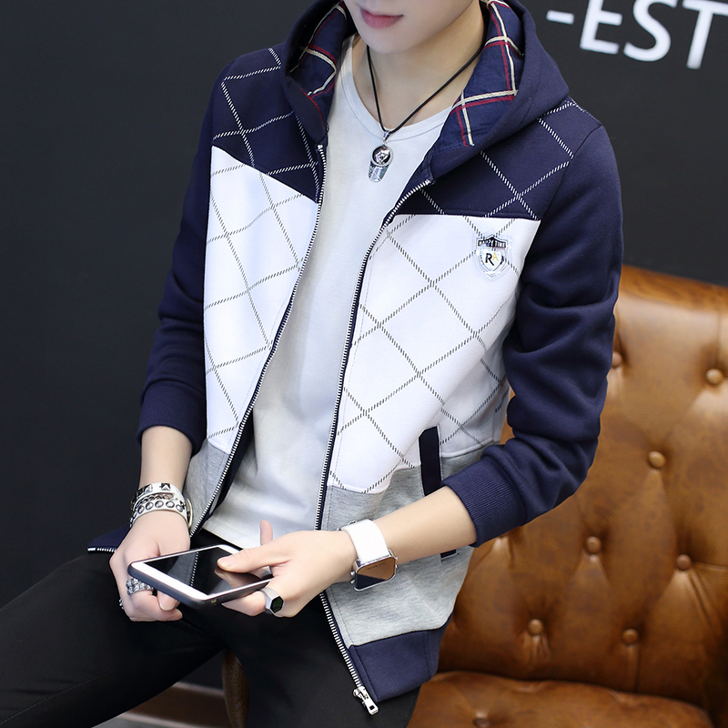 开衫修身连帽拉链装青少年休闲卫衣 lpw卫衣