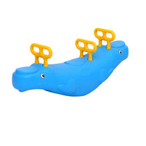 Trio Kindergarten Indoor outdoor trio Plastic seesaw Toys children rocking horse teething Sesaw Colour Leave a message
