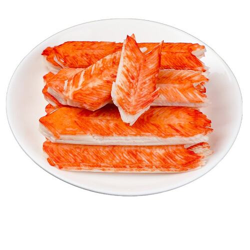 蟹柳棒火锅专用V型蟹肉蟹棒冷冻低脂海底捞日式寿司蟹棒刺身商用 - 图2