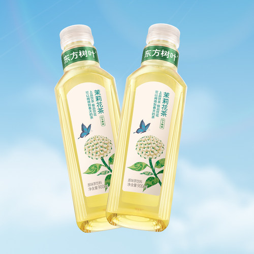 农夫山泉东方树叶900mL*2瓶纯茶饮料大瓶装茉莉花茶饮品无糖茶饮 - 图3