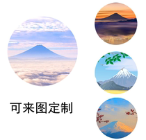 Ceramic Cup Mat Ceramic Heat Insulation Mat Suction Non-slip Cup Cushion Car Cushion Dining Cushion Creative Cup Mat to map out LOGO