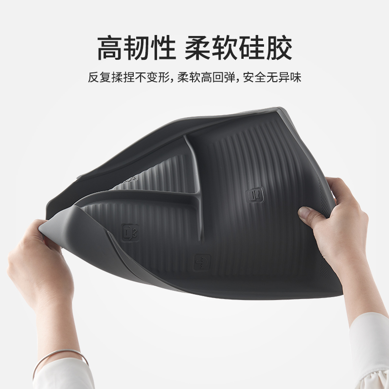 3W适用小鹏新P7 P7+ G7中控下层储物盒硅胶收纳盒车载置物防护垫 - 图3