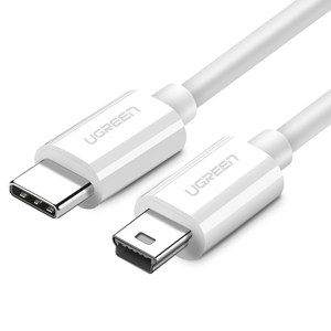 绿联miniusb转typec数据线mp3手绘板键盘电脑硬盘传输线通用适用苹果华为小米macbook笔记本佳能单反相机