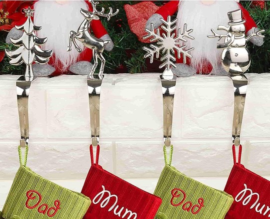 Christmas stocking hook gift fireplace decoration