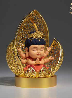 铜师傅铜中式千手观音摆件装饰品