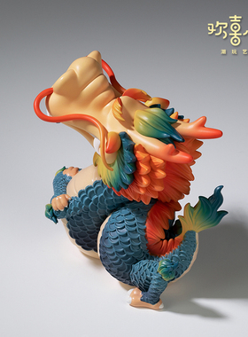 铜师傅欢喜小将《 龙抬头》龙生肖生日送礼好物国潮手办 工位摆件