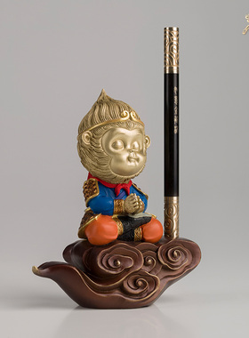 铜师傅大圣金箍棒笔孙悟空装饰品