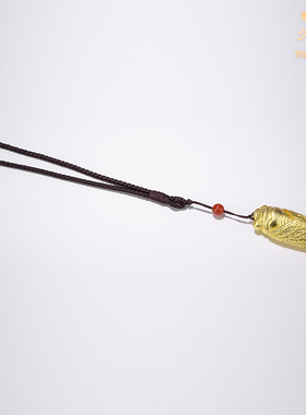 铜师傅铜中式金蝉手把件装饰礼品