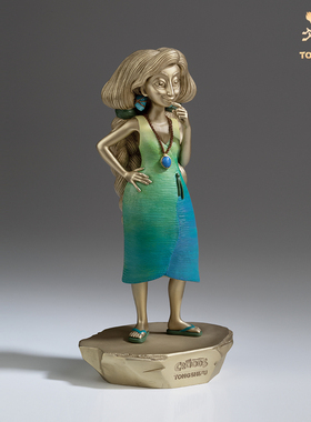 铜师傅 正版授权《疯狂原始人》之希太太 限量手办 卡通摆件 礼品