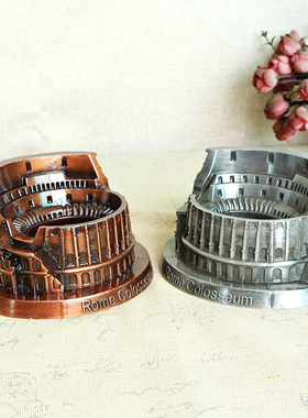 欧洲模型烟灰缸金属旅游纪念品