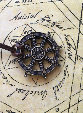 Dharma 生命之轮 Wheel of Life Samsara 轮回 护身符吊坠