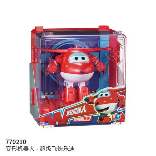 奥迪双钻 乐迪超级飞侠变形玩具 大号机器人全套玩偶儿童公仔男孩 - 图0