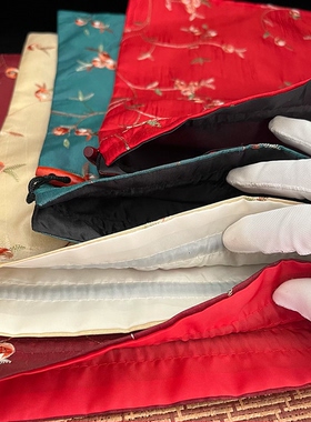 大号刺绣锦囊珠宝首饰袋束口小布袋子文玩手串衣服收纳袋喜袋鞋袋