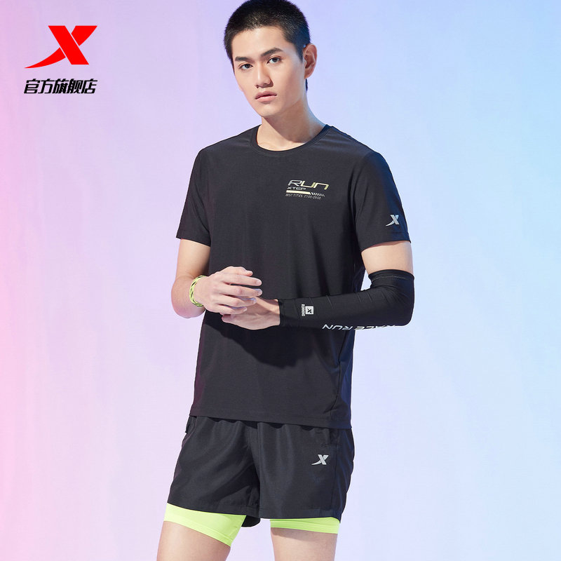 Special short sleeved sportswear pullover, round neck shorts, sweatshirt, men's large size couple casual suit, sports set