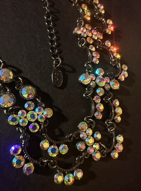 璀璨星河轻奢宫廷风水晶钻打标晚宴链[满百包邮欧美首饰独家孤品]