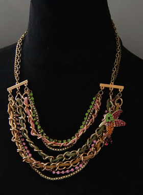 蜂鸟彩色闪钻艺术质感独家首饰