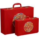 Брачная коробка со свадебной коробкой, красным танком, участвовать в подарочной коробке для невесты свадебная коробка Свадебная рука -коробка с насыщенной коробкой деньги