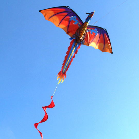 恐龙风筝翼龙潍坊风筝2022年新款LED夜光风筝儿童大人卡通微风