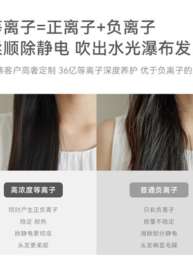 OLAYKS立时吹风机家用高速等离子负离子静音大风力恒温护发速干